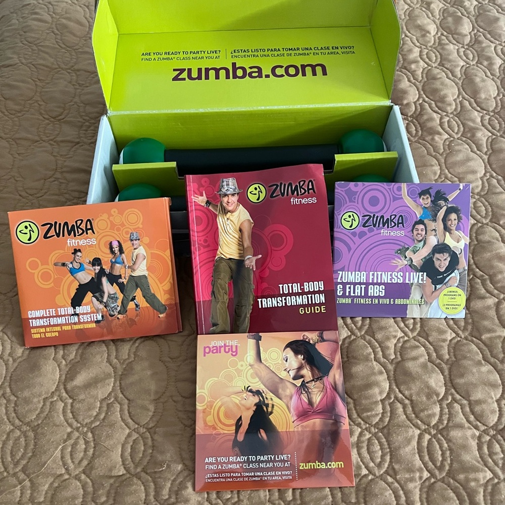 Zumba Fitness DVD Set with Guides